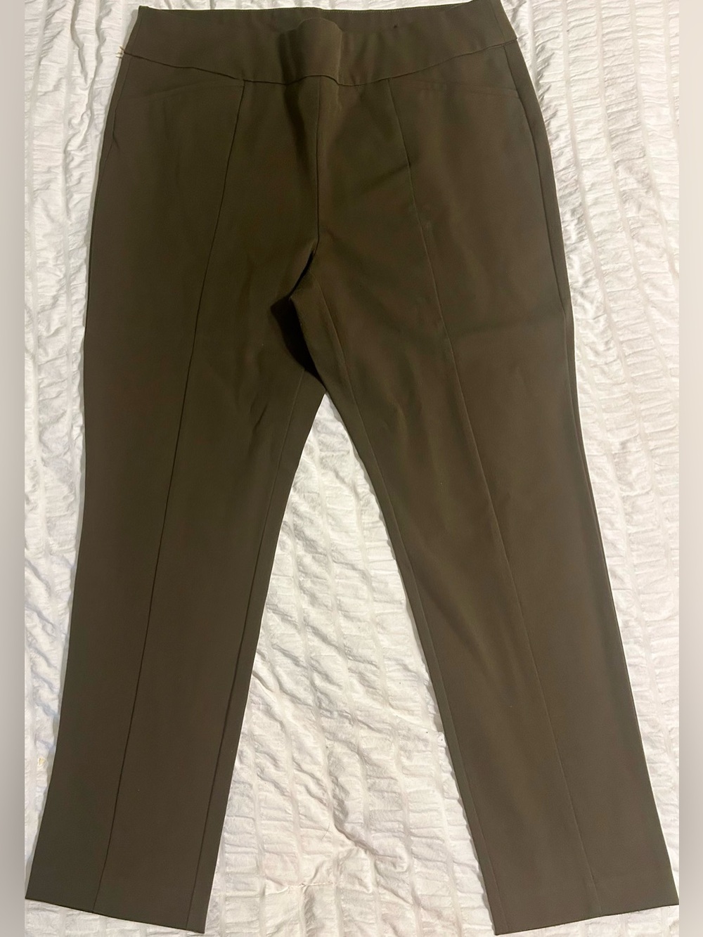 Chico's Olive Brown Ankle Pants